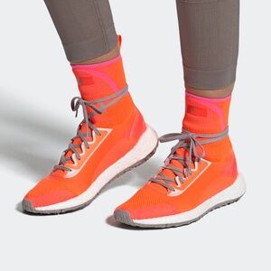 adidas X stella mccartney Pulse Boost HD sneakers in bright orange